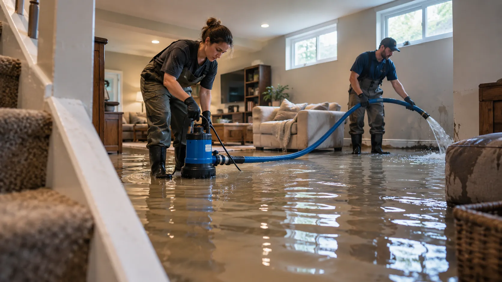 Flooded Basement Cleanup in New York, NY